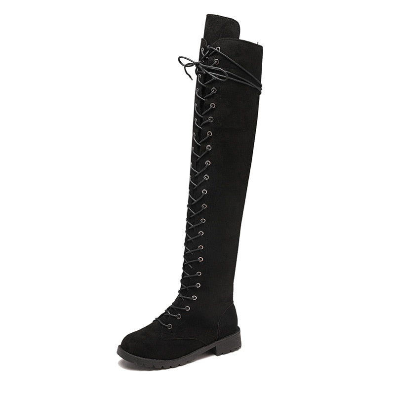 Botas Altas con Plataforma para Mujer | Ideal para Otoño e Invierno