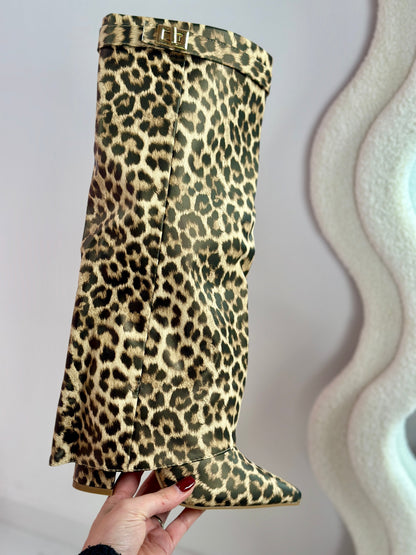 Botas Con Estampado a La Altura De La Rodilla Para Mujer | Ideal Para Clima Frío