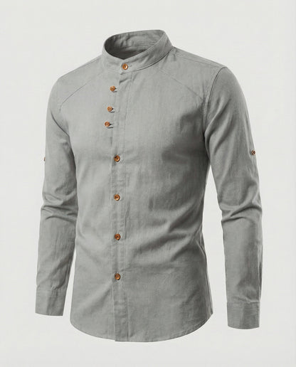 Camisa de Manga Larga Slim para Hombres | Ideal para Uso Diario y Formal