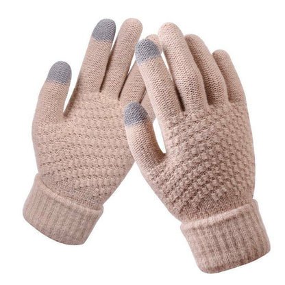 Guantes Con Motivo Texturizado Para Adultos | Ideal Para Invierno