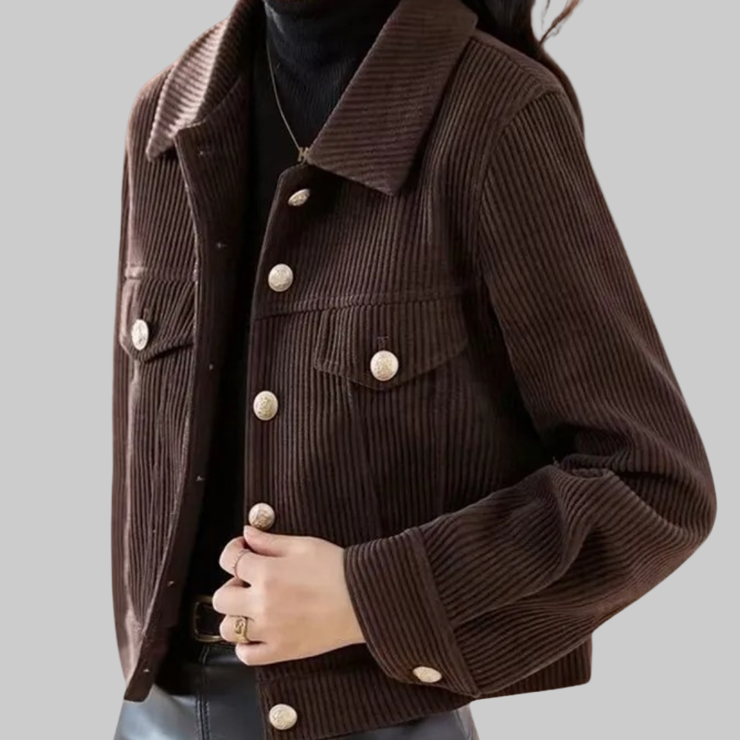 Chaqueta Con Corte Ajustado Para Mujer | Ideal Para Media Estación