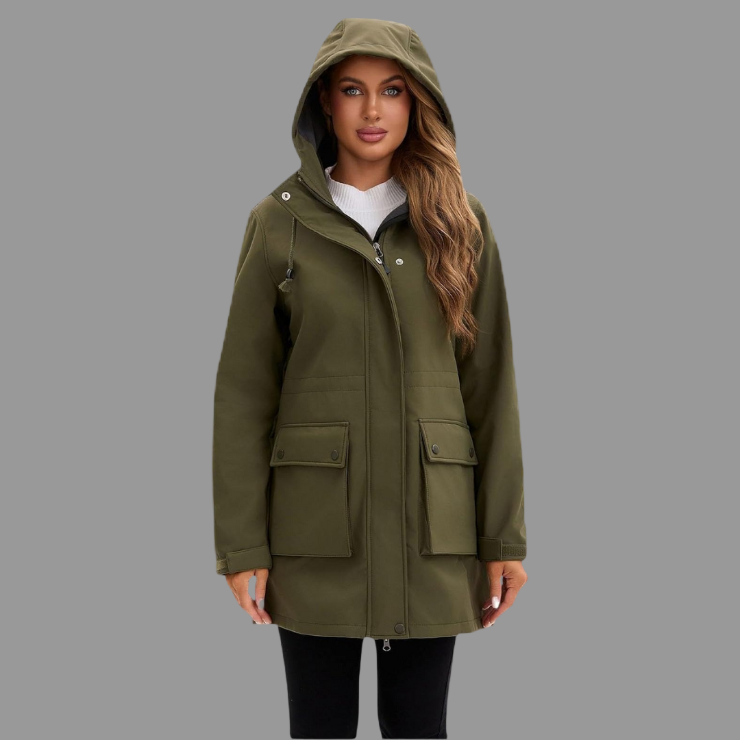 Chaqueta Con Capucha Para Mujer | Ideal Para Días De Clima Variable