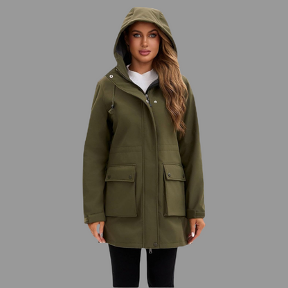 Chaqueta Con Capucha Para Mujer | Ideal Para Días De Clima Variable