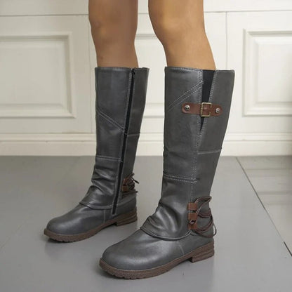 Botas Hasta La Rodilla Con Diseño Clásico Para Mujer | Ideal Para Otoño E Invierno