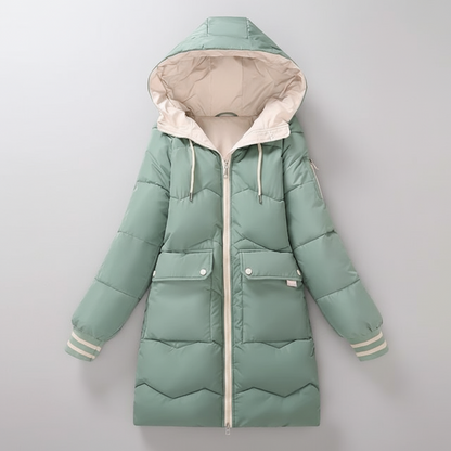 Chaqueta De Invierno con Capucha Integrada para Mujer | Ideal para La Temporada Fría