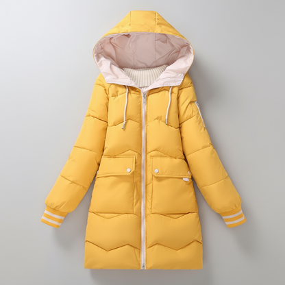 Chaqueta De Invierno con Capucha Integrada para Mujer | Ideal para La Temporada Fría