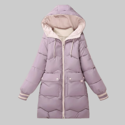 Chaqueta De Invierno con Capucha Integrada para Mujer | Ideal para La Temporada Fría