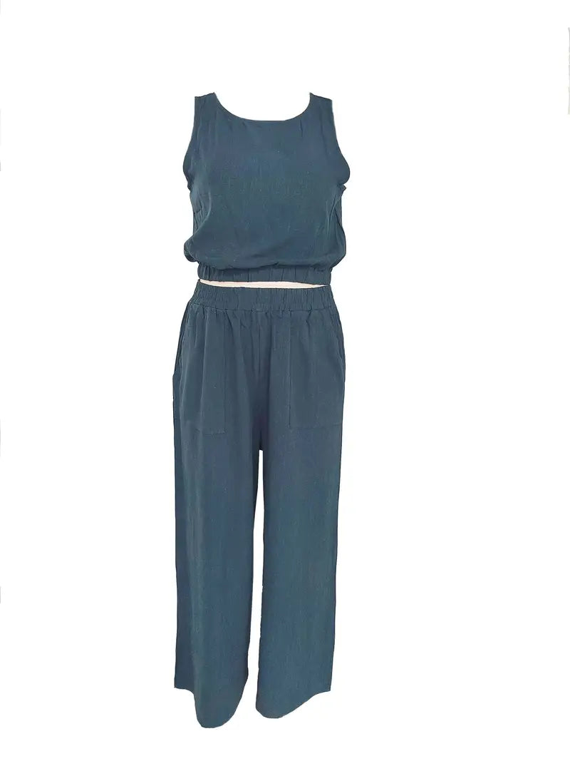 Conjunto De Dos Piezas Para Mujer | Ideal Para Uso Diario Y Entornos Informales