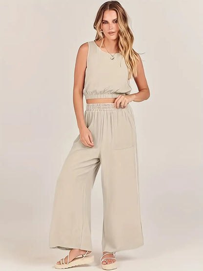 Conjunto De Dos Piezas Para Mujer | Ideal Para Uso Diario Y Entornos Informales