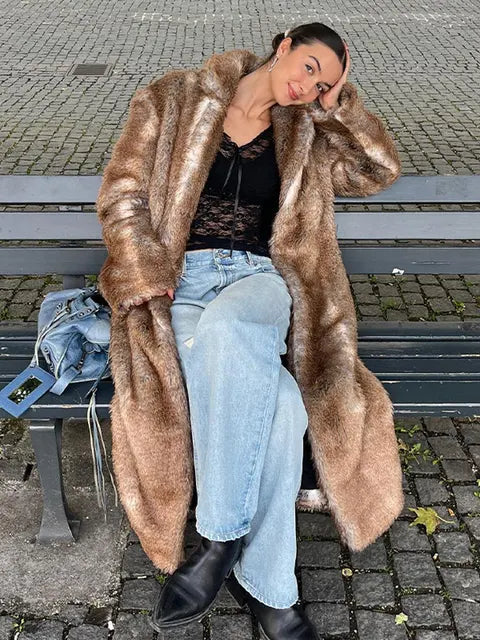 Trenchcoat de Invierno Con Cierre de Botones y Cuello de Solapa Para Mujer | Ideal Para La Temporada Fría