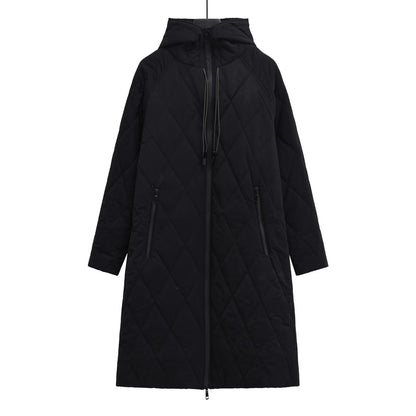 Parka Larga con Capucha Integrada para Mujer | Ideal para Invierno