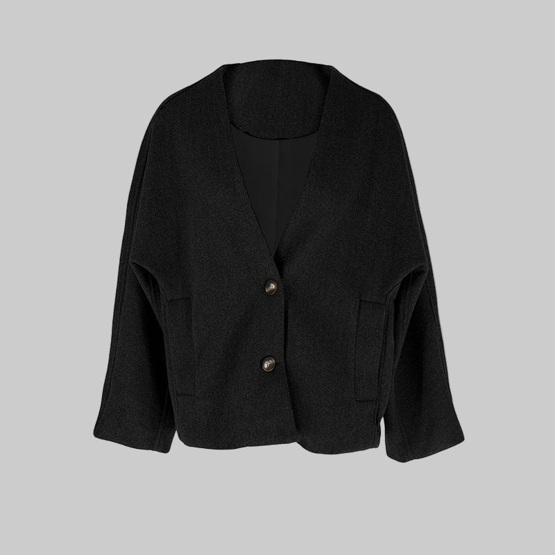 Abrigo Largo con Cuello en V para Mujer | Ideal para Uso Diario y Profesional