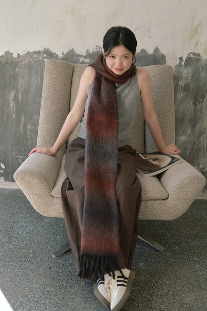 Bufanda Con Diseño Degradado Para Adultos | Ideal Para Uso Casual Y Viajes