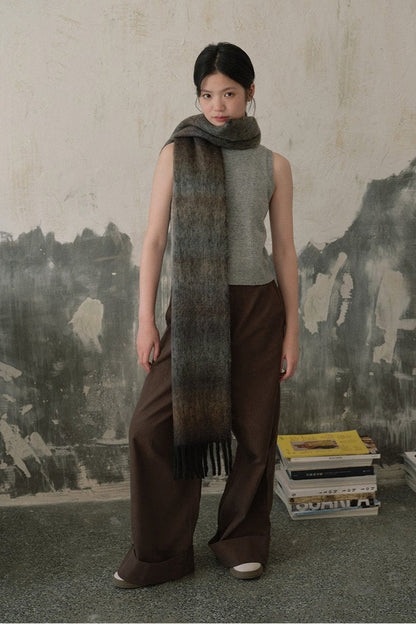 Bufanda Con Diseño Degradado Para Adultos | Ideal Para Uso Casual Y Viajes