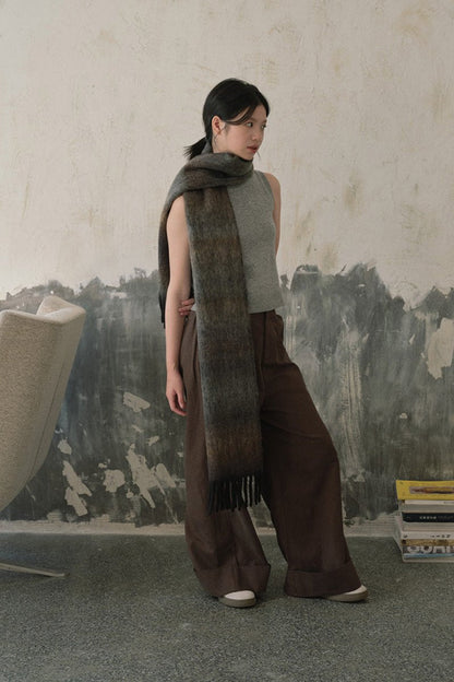 Bufanda Con Diseño Degradado Para Adultos | Ideal Para Uso Casual Y Viajes