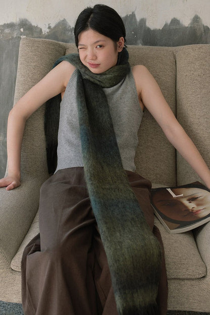 Bufanda Con Diseño Degradado Para Adultos | Ideal Para Uso Casual Y Viajes