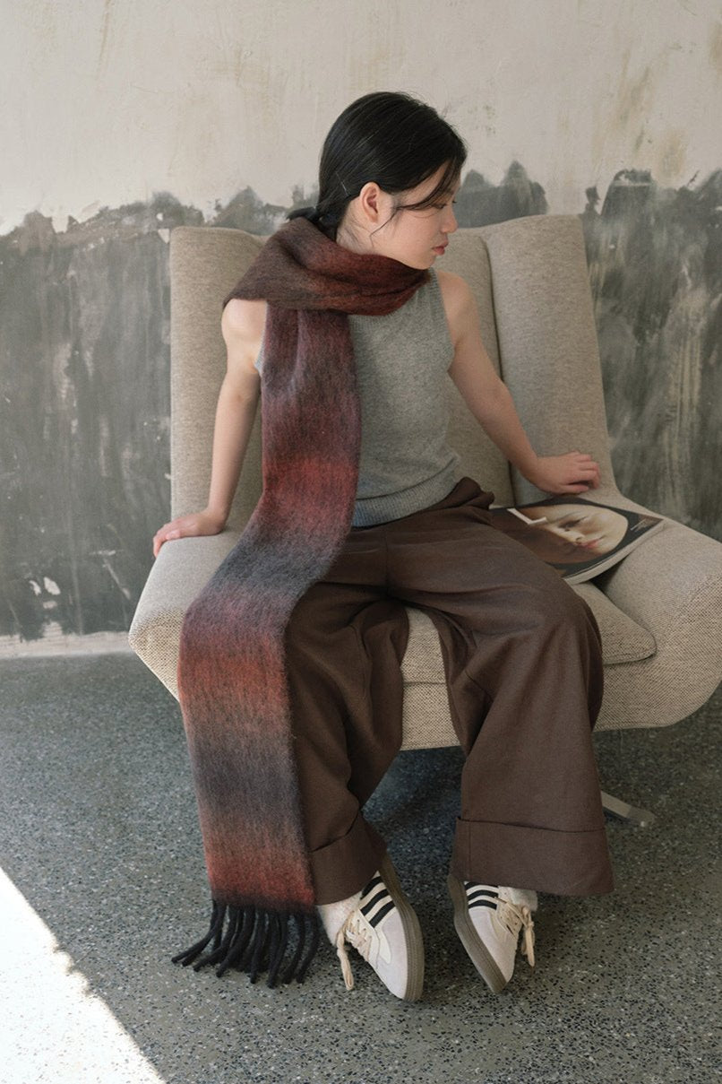 Bufanda Con Diseño Degradado Para Adultos | Ideal Para Uso Casual Y Viajes