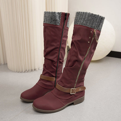 Botas Altas para Mujer con Tacón Ancho | Ideal para Invierno