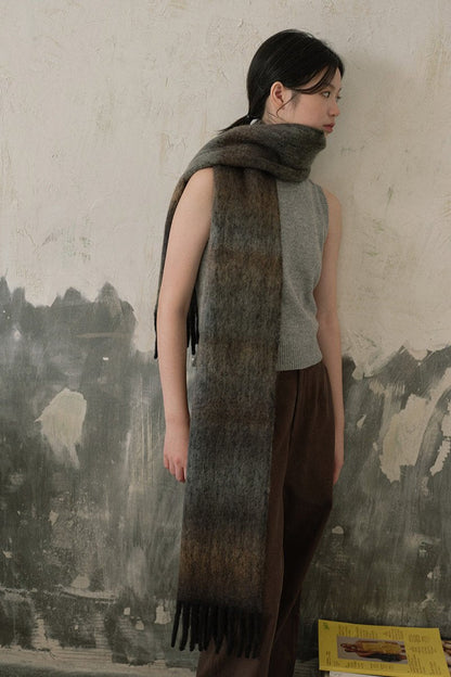 Bufanda Con Diseño Degradado Para Adultos | Ideal Para Uso Casual Y Viajes