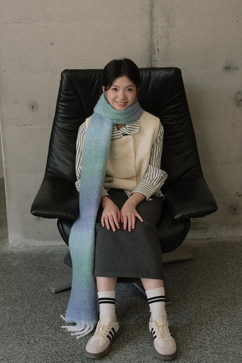 Bufanda Con Diseño Degradado Para Adultos | Ideal Para Uso Casual Y Viajes