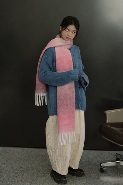 Bufanda Con Diseño Degradado Para Adultos | Ideal Para Uso Casual Y Viajes