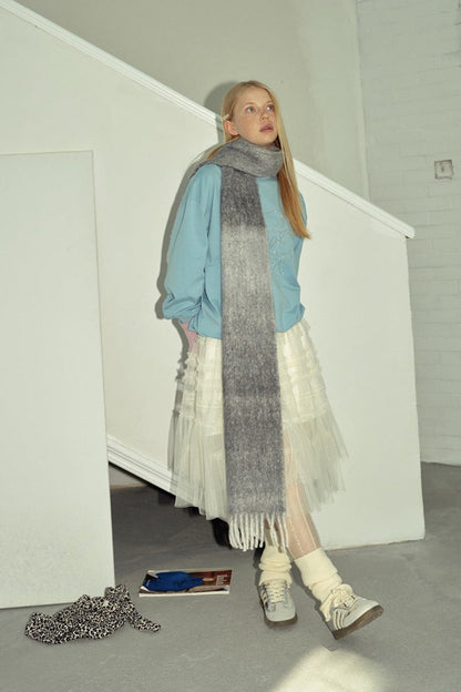 Bufanda Con Diseño Degradado Para Adultos | Ideal Para Uso Casual Y Viajes