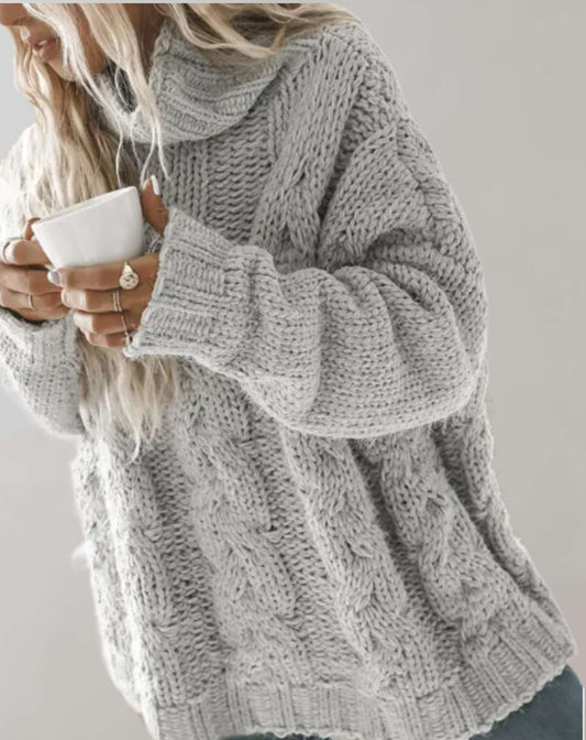 Jersey De Corte Amplio Con Cuello Alto Para Mujer | Ideal Para Uso Diario