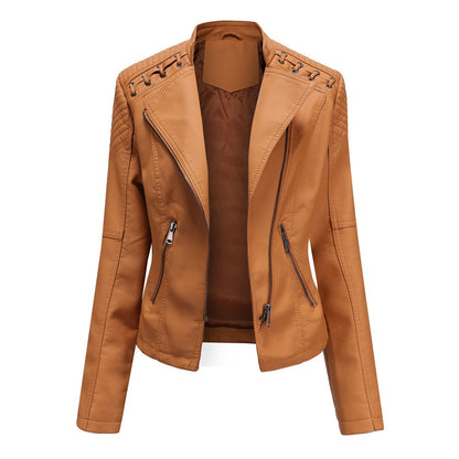 Chaqueta con Cremallera Frontal y Cuello Alto para Mujer | Ideal para Uso Diario en Exterior