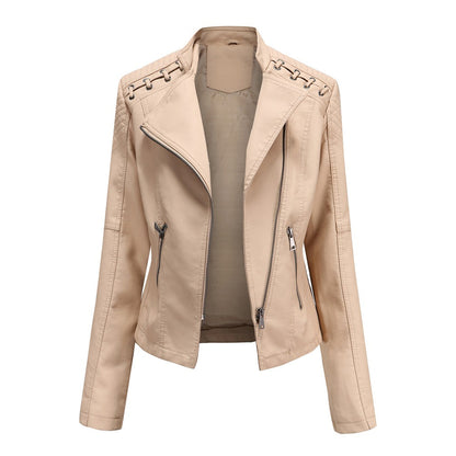Chaqueta con Cremallera Frontal y Cuello Alto para Mujer | Ideal para Uso Diario en Exterior