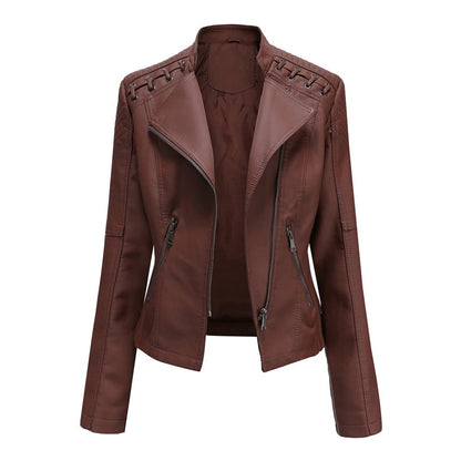 Chaqueta con Cremallera Frontal y Cuello Alto para Mujer | Ideal para Uso Diario en Exterior