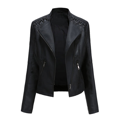 Chaqueta con Cremallera Frontal y Cuello Alto para Mujer | Ideal para Uso Diario en Exterior
