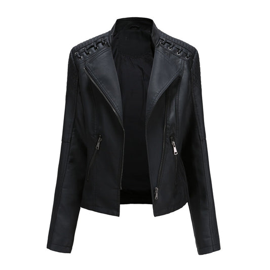 Chaqueta con Cremallera Frontal y Cuello Alto para Mujer | Ideal para Uso Diario en Exterior