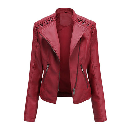 Chaqueta con Cremallera Frontal y Cuello Alto para Mujer | Ideal para Uso Diario en Exterior