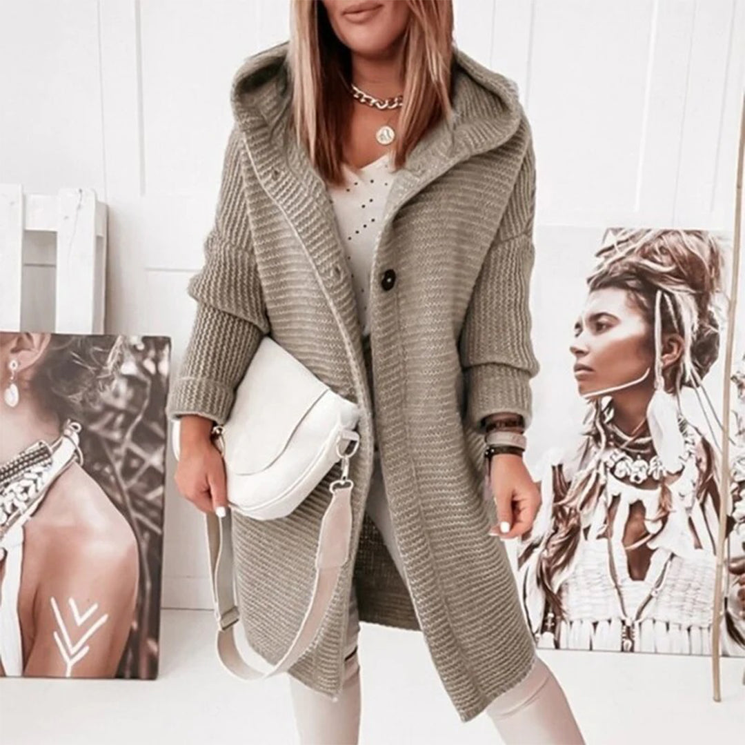 Cárdigan Largo para Mujer con Mangas Largas | Ideal para Interior o Climas Frescos