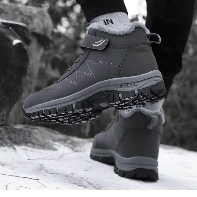 Botas de Invierno con Ajuste Estrecho para Hombre | Ideal para Climas Fríos