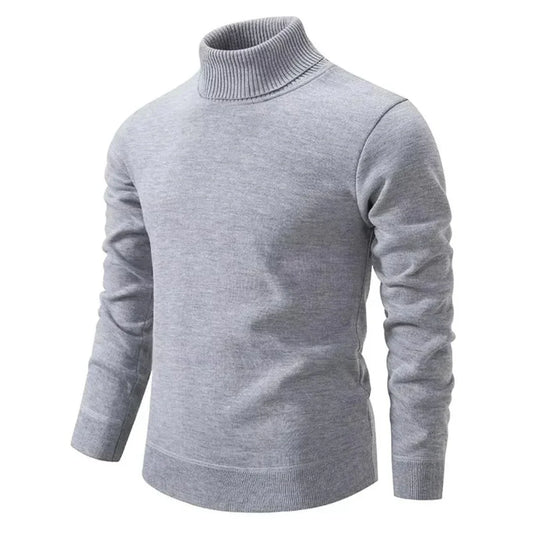 Jersey de Cuello Alto con Corte Ajustado para Hombre | Ideal para Otoño e Invierno