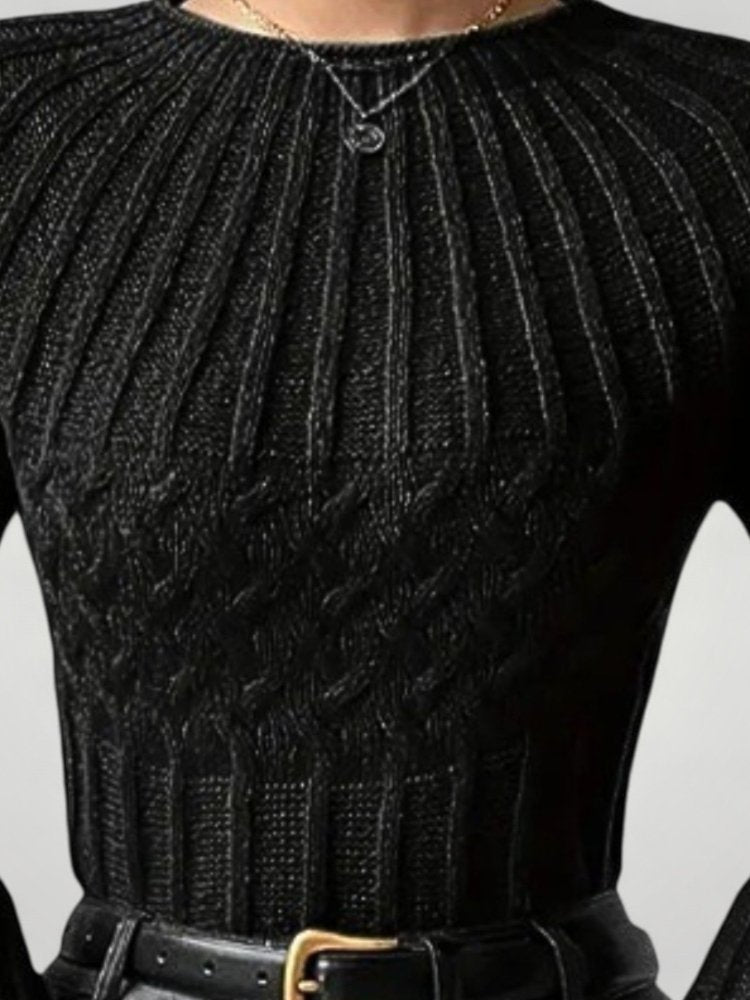 Jersey de Punto con Mangas Acampanadas para Mujer | Ideal para Uso Diario