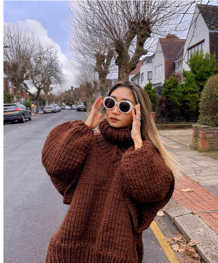 Jersey Oversize con Motivo Tejido en Relieve Para Mujer | Ideal Para Uso Diario