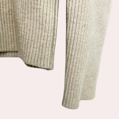 Jersey de Punto Canalé con Corte Estándar para Mujer | Ideal para Uso Diario