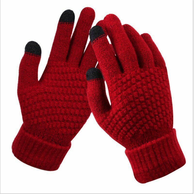 Guantes Con Motivo Texturizado Para Adultos | Ideal Para Invierno