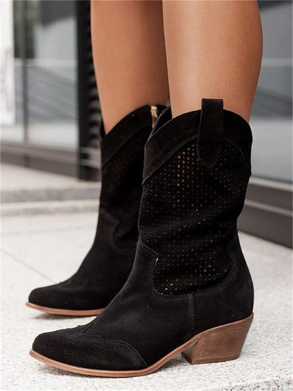 Botas Vaqueras Con Diseño Occidental Para Mujer | Ideal Para Ocasiones Informales Y Especiales