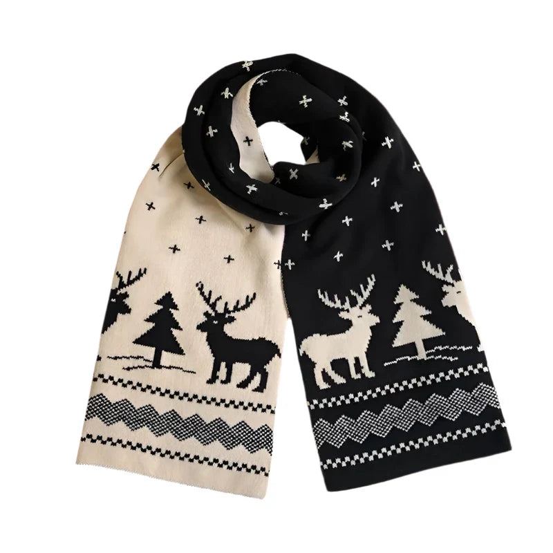 Bufanda De Invierno Con Diseño Reversible Para Adultos | Ideal Para Temporada Invernal Y Uso Diario