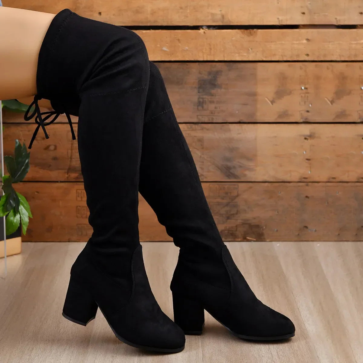 Botas Overknee para Mujer con Tacón Ancho | Ideal para Varias Temporadas