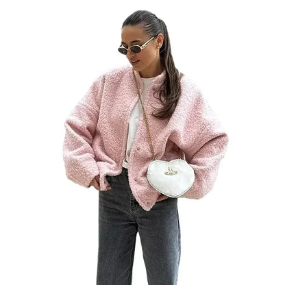 Chaqueta Corta con Corte Amplio para Mujer | Ideal para Otoño e Invierno