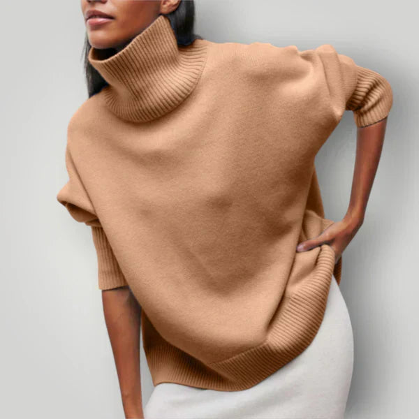 Jersey De Cuello Alto En Tallas Grandes Para Mujer | Ideal Para Uso Diario