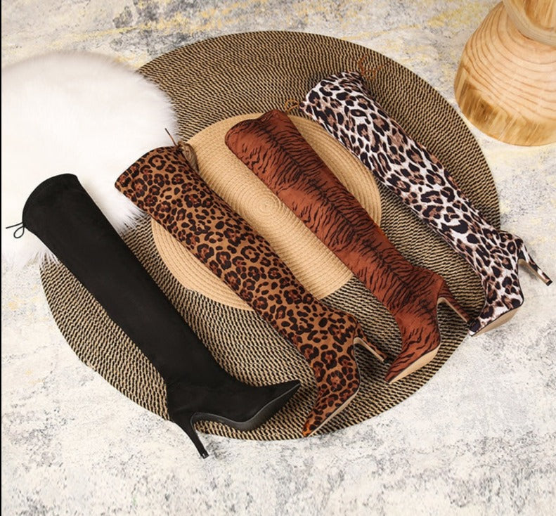 Botas Altas para Mujer con Diseño Estampado | Ideal para Invierno