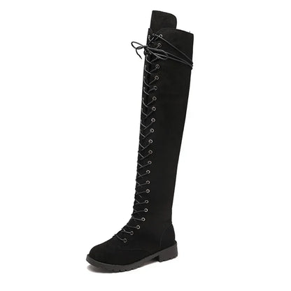 Botas Overknee con Cordones para Mujer | Ideal para Varias Temporadas