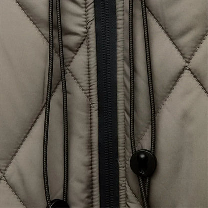 Veste Larga con Capucha Ajustable para Mujer | Ideal para la Temporada Fría