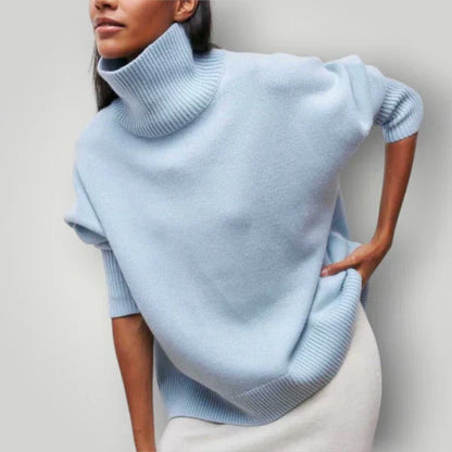 Jersey De Cuello Alto En Tallas Grandes Para Mujer | Ideal Para Uso Diario