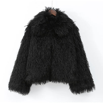 Manteco Largo con Corte Amplio y Cuello Protector para Mujer | Ideal para Invierno